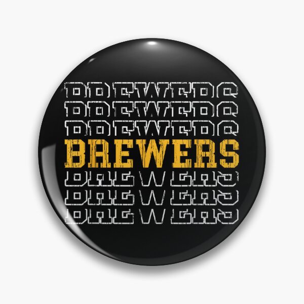 Item preview, Brewers Baseball Distressed Vintage Typography Milwaukee Fan Retro Game Day Art designed and sold by PhocoNibict.