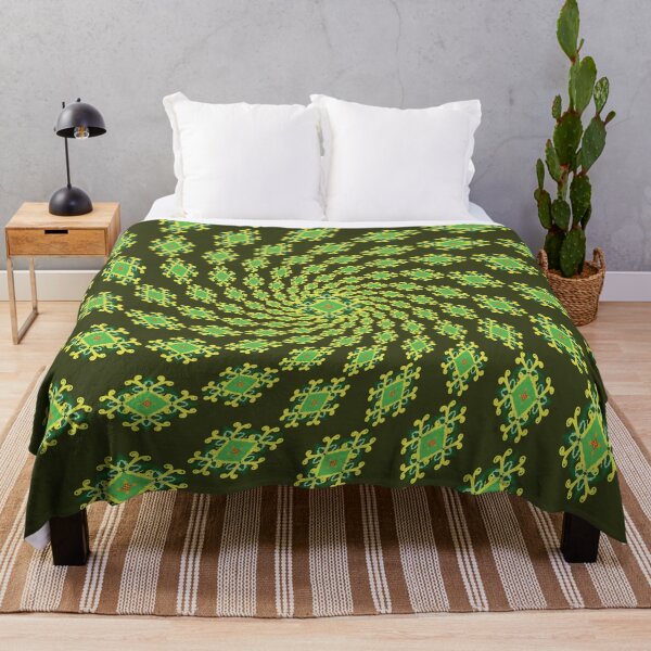 Item preview, Emerald Spiral Mandala Energy Flow designed and sold by OIL Pattern Design .