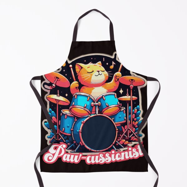 Item preview, Cat Drummer | Pawcussionist | A Silly Cat Pun designed and sold by McThingummy.
