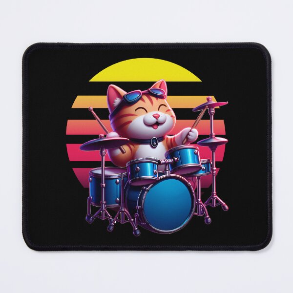 Item preview, Cat Drummer designed and sold by McThingummy.