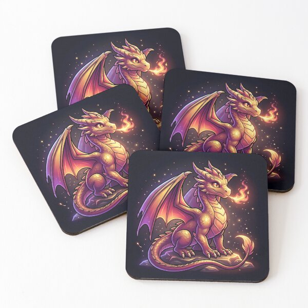 Item preview, Flameborn Guardian – The Radiant Dragon designed and sold by Hustle DNA Studio.