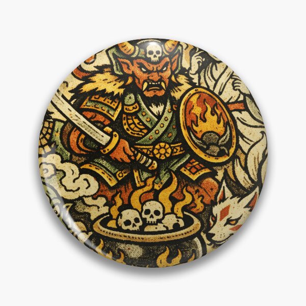 Item preview, Mythic Demon And Spirits Illustration designed and sold by lunestabloom.