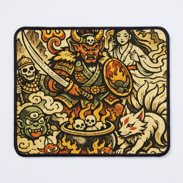 Item preview, Mythic Demon And Spirits Illustration designed and sold by lunestabloom.