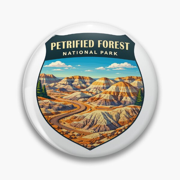 Item preview, Petrified Forest National Park Arizona Retro Design designed and sold by Gideon Emmerich.