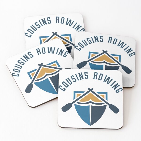 Item preview, Cousins Rowing Team Crest Retro Sports Summer designed and sold by PixelWaveBD.