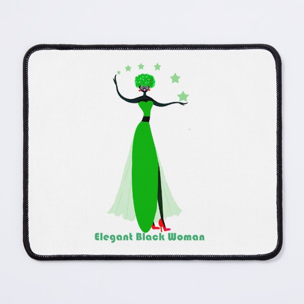 Item preview, Elegant Black Woman,  designed and sold by Shirley cute art .