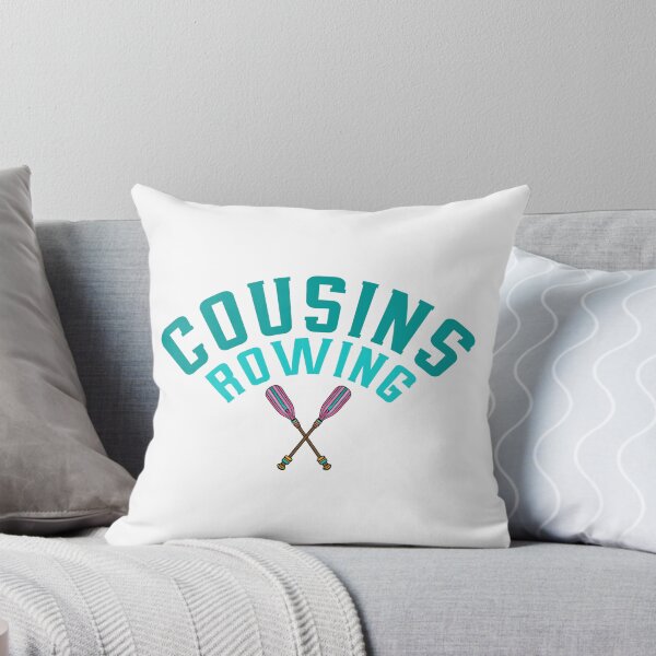 Item preview, Cousins Rowing Team Modern Teal Typography Sports designed and sold by PixelWaveBD.