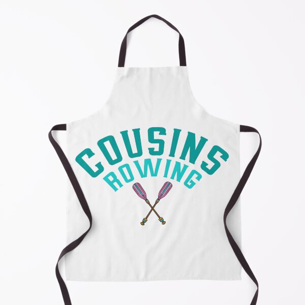 Item preview, Cousins Rowing Team Modern Teal Typography Sports designed and sold by PixelWaveBD.