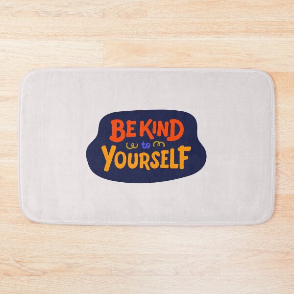 Item preview, Be Kind To Yourself Positive Quote - Retro Hand Lettered Typography Art designed and sold by Artsy Corner.