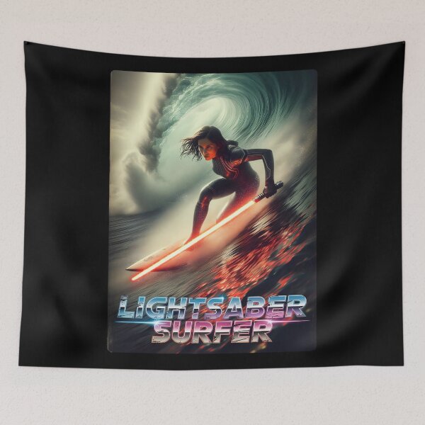 Item preview, Lightsaber Surfer designed and sold by Aleksandar Kostjuk.