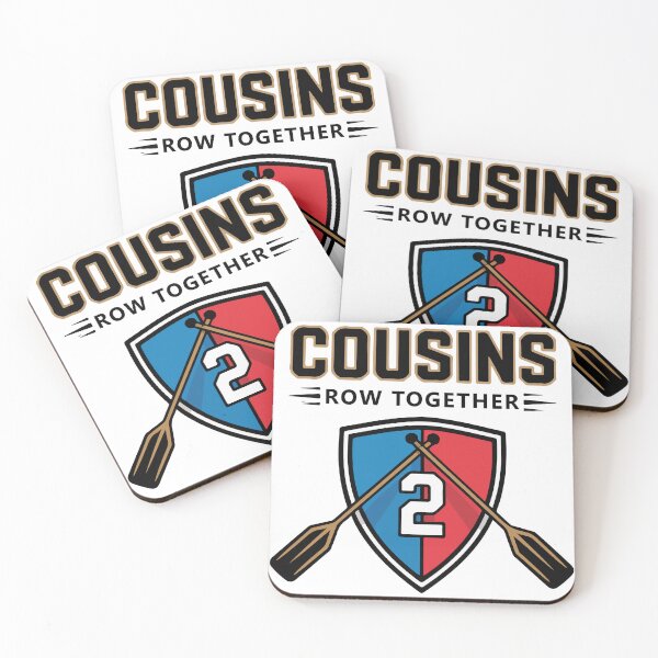 Item preview, Cousins Rowing Team Vibrant Summer Sports Typography designed and sold by PixelWaveBD.