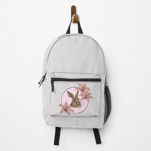 Item preview, Inimalistic bunny with flowers designed and sold by Pamelarts.
