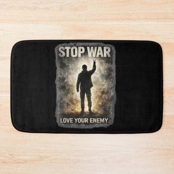Item preview, Stop War Love Your Enemy Peace Message Design designed and sold by PlynGraphics.