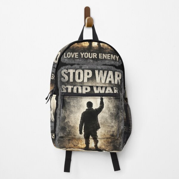 Item preview, Stop War Love Your Enemy Peace Message Design designed and sold by PlynGraphics.