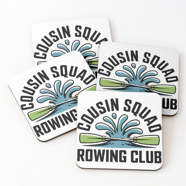 Item preview, Cousin Squad Rowing Club Funny Sports Team Summer designed and sold by PixelWaveBD.
