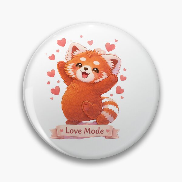 Item preview, Love Mode – Red Panda designed and sold by Creative and Humorous Arts.