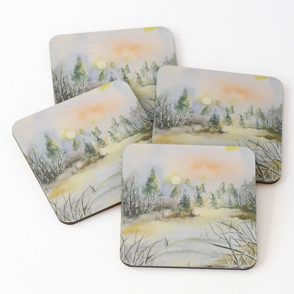 Item preview, Golden Winter Morning designed and sold by Serene Strokes Art.