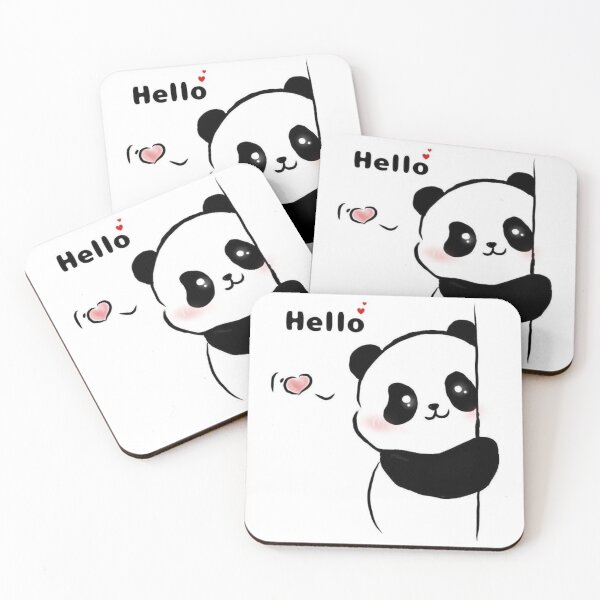 Item preview, Love panda Hello Design tshirt designed and sold by Ulikedigital14.