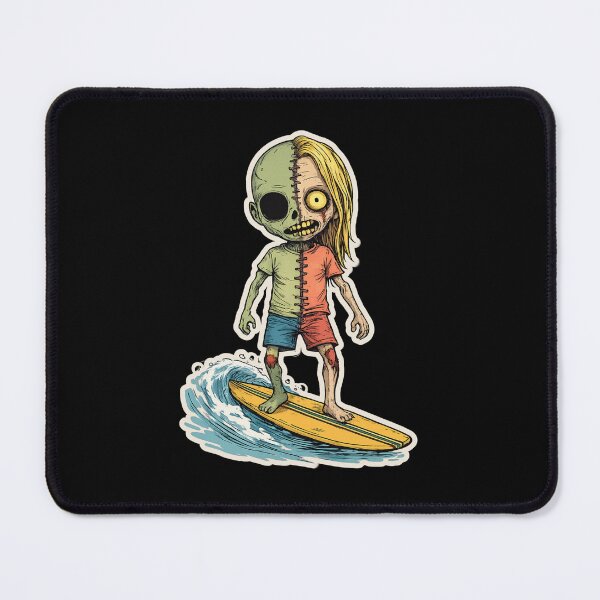 Item preview, Surfer Zombie Riding a Wave designed and sold by TheHollowEyeCo.