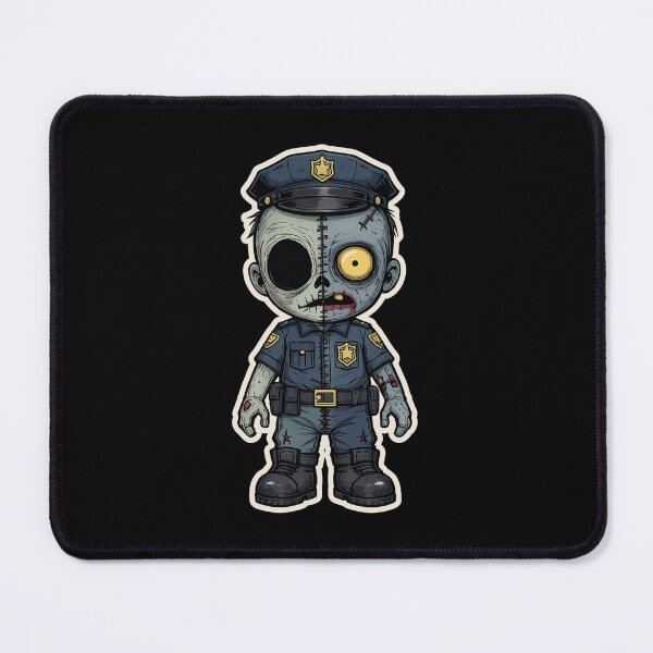 Item preview, Zombie Police Officer on Patrol designed and sold by TheHollowEyeCo.