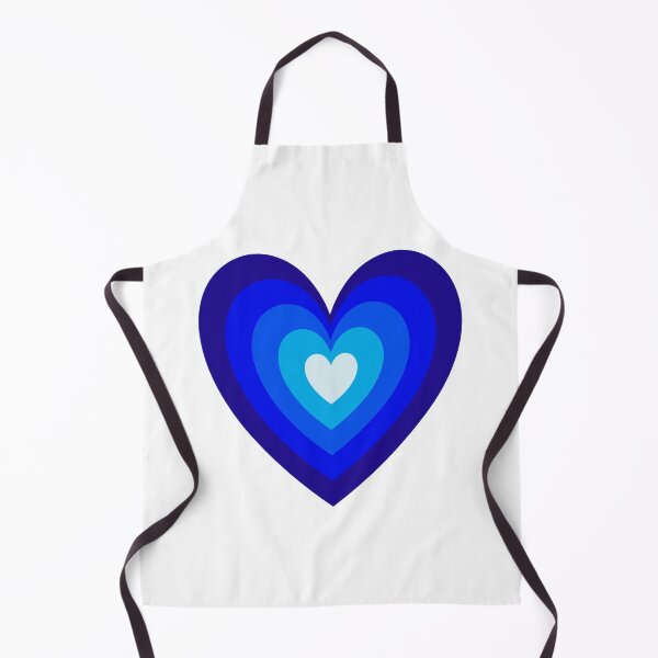 Item preview, Blue Aesthetic Retro Y2K Layered Heart in Heart designed and sold by Aesthetic Crew.