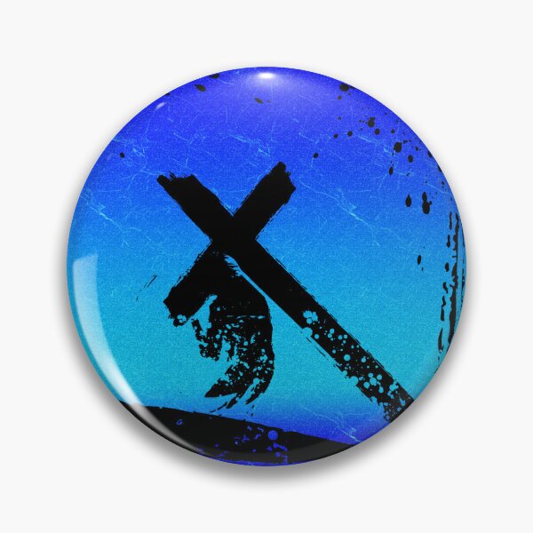 Item preview, Abstract Jesus Carrying Cross on Mount Calvary | Good Friday Easter Art | John 19:17 | blue designed and sold by ZechJohnRB.