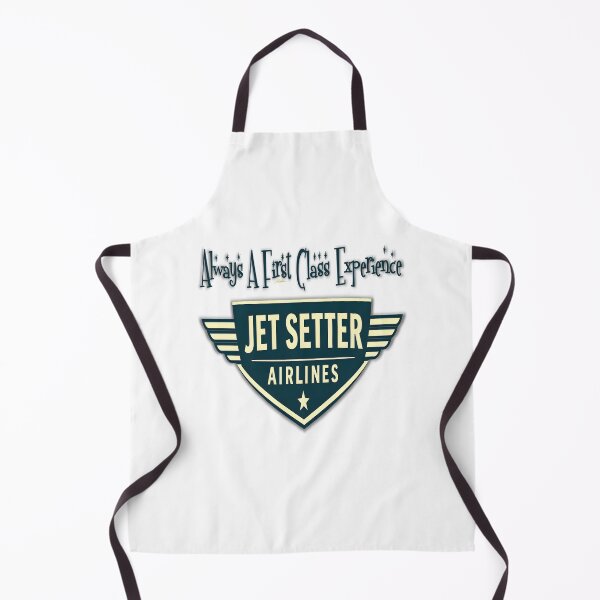 Item preview, Retro 50s Jet Setters Airlines Logo designed and sold by Lee Hiller Designs.