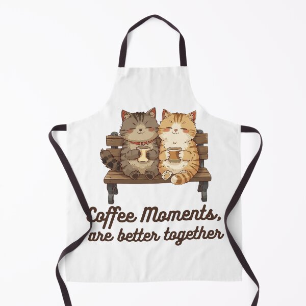 Item preview, Cute Cats Coffee Design - Coffee Moments Are Better Together designed and sold by INDEEDME.
