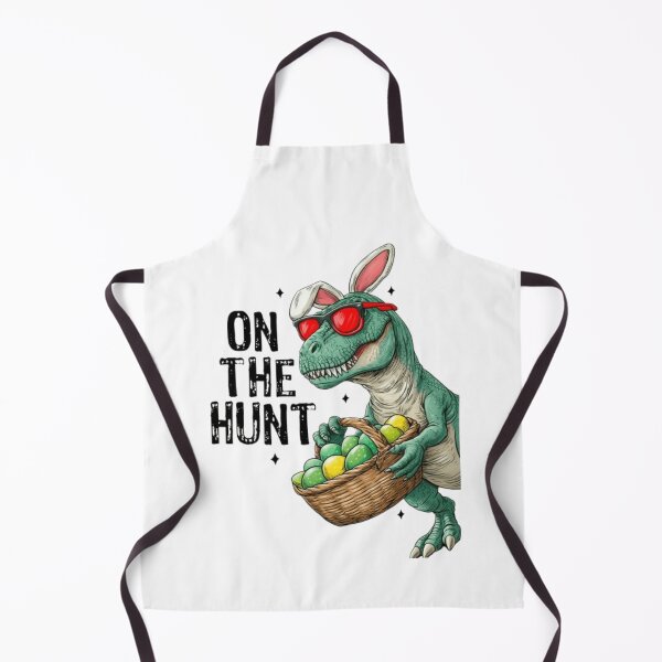Item preview, On The Hunt T-rex Happy Easter designed and sold by Thread&Fable.