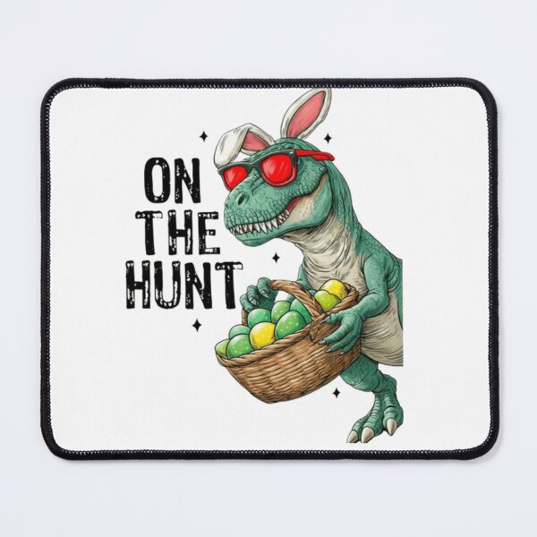 Item preview, On The Hunt T-rex Happy Easter designed and sold by Thread&Fable.