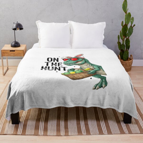 Item preview, On The Hunt T-rex Happy Easter designed and sold by Thread&Fable.
