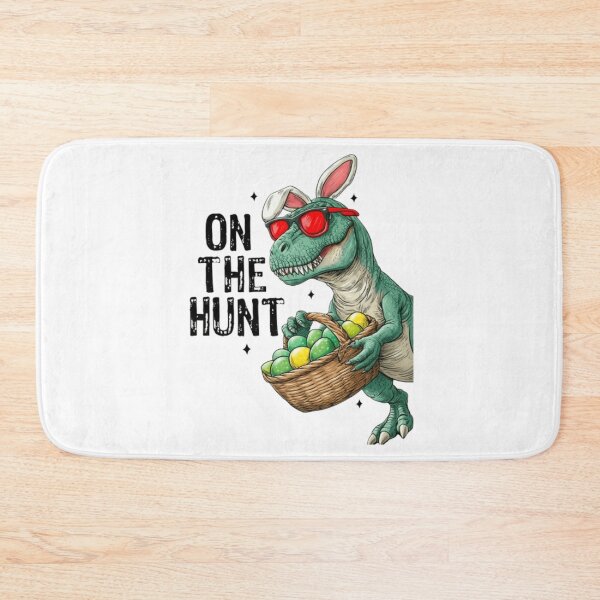 Item preview, On The Hunt T-rex Happy Easter designed and sold by Thread&Fable.