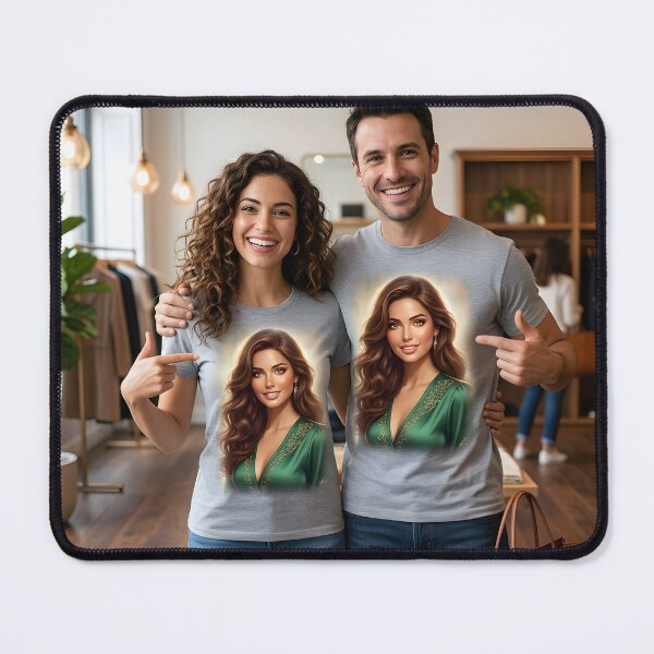 Item preview, Perfect Match – Stylish Couple Graphic Tees designed and sold by Hustle DNA Studio.