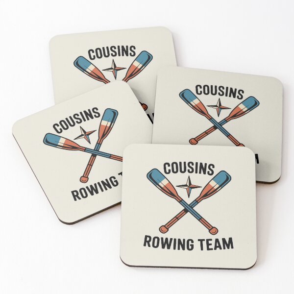 Item preview, Cousins Rowing Cute Fox Team Summer Lake designed and sold by PixelWaveBD.