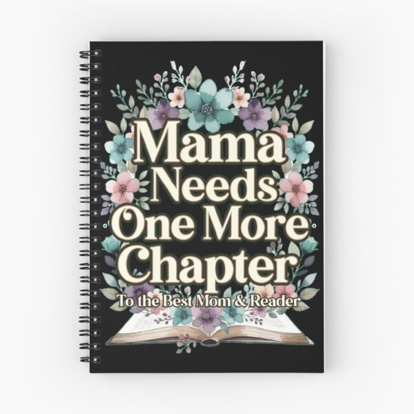 Item preview, Mama Needs One More Chapter Floral Gift Best Mom Reader Book Lover Quote Gold Wildflower Aesthetic For Women Moms designed and sold by Syrupulse.
