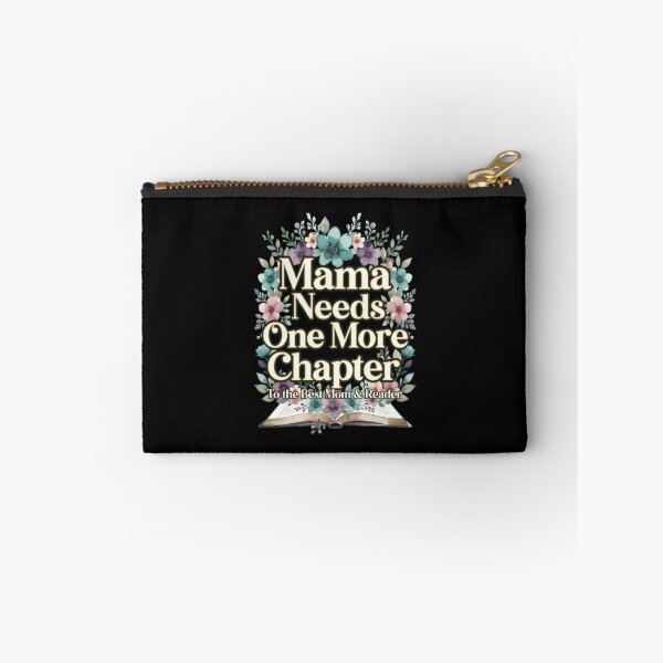 Item preview, Mama Needs One More Chapter Floral Gift Best Mom Reader Book Lover Quote Gold Wildflower Aesthetic For Women Moms designed and sold by Syrupulse.