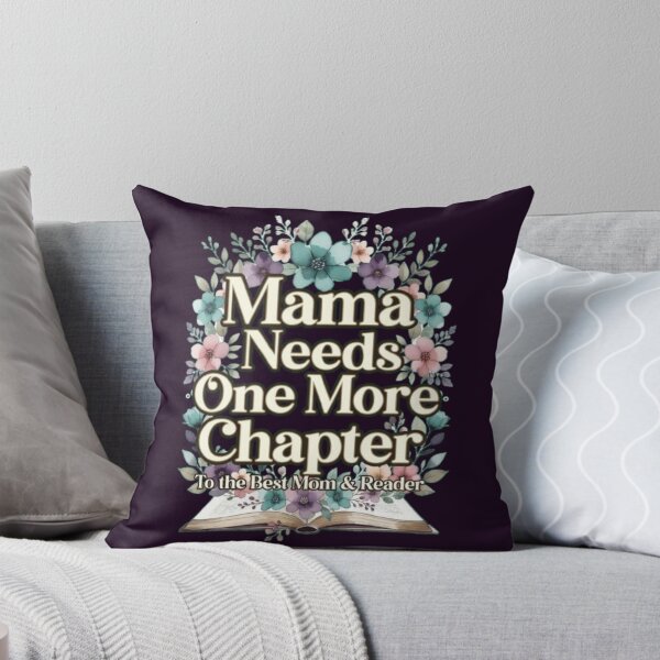 Item preview, Mama Needs One More Chapter Floral Gift Best Mom Reader Book Lover Quote Gold Wildflower Aesthetic For Women Moms designed and sold by Syrupulse.