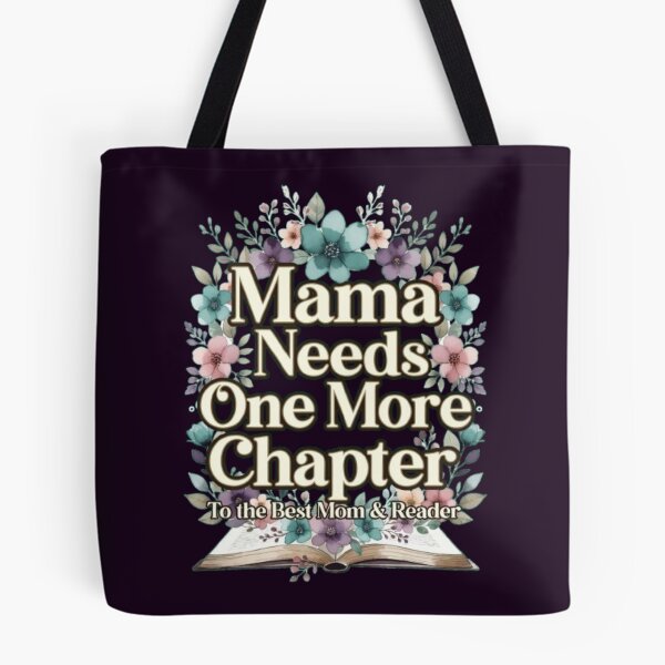 Item preview, Mama Needs One More Chapter Floral Gift Best Mom Reader Book Lover Quote Gold Wildflower Aesthetic For Women Moms designed and sold by Syrupulse.