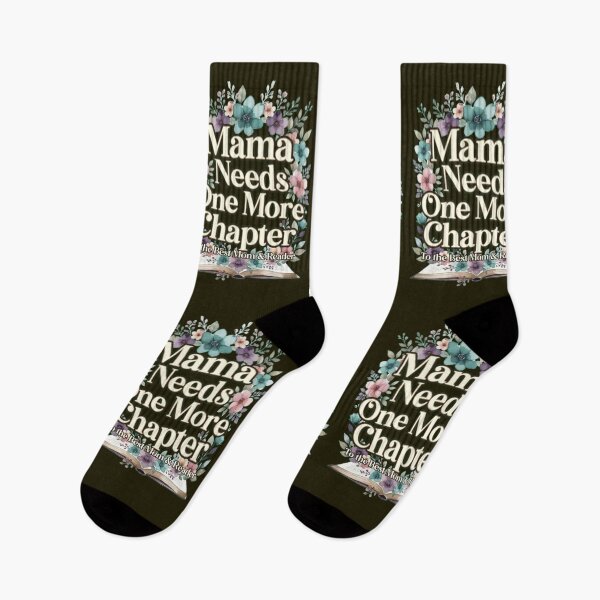Item preview, Mama Needs One More Chapter Floral Gift Best Mom Reader Book Lover Quote Gold Wildflower Aesthetic For Women Moms designed and sold by Syrupulse.