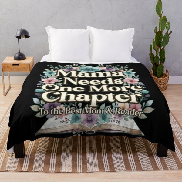 Item preview, Mama Needs One More Chapter Floral Gift Best Mom Reader Book Lover Quote Gold Wildflower Aesthetic For Women Moms designed and sold by Syrupulse.
