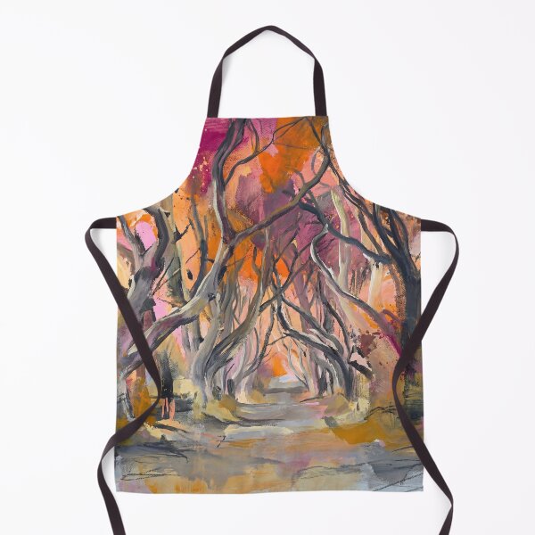 Item preview, Dark Hedges Abstract Art – Colourful Expressive Forest Painting designed and sold by Printpix.