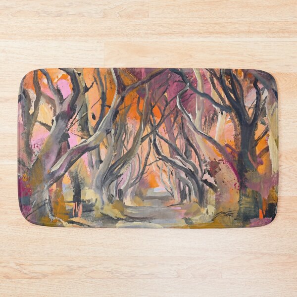 Item preview, Dark Hedges Abstract Art – Colourful Expressive Forest Painting designed and sold by Printpix.
