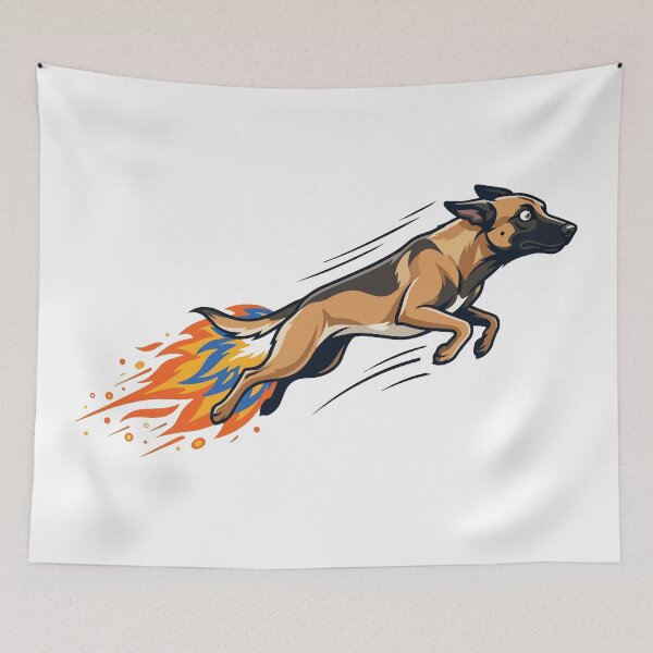 Item preview, The Original Fur Missile Belgian Malinois Launch designed and sold by Petzzz.