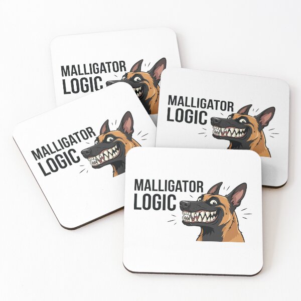 Item preview, Malligator Logic Funny Belgian Malinois Bite designed and sold by Petzzz.