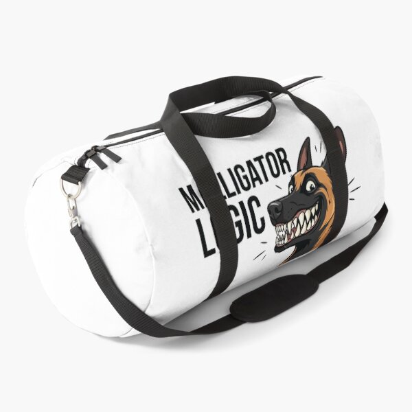 Item preview, Malligator Logic Funny Belgian Malinois Bite designed and sold by Petzzz.