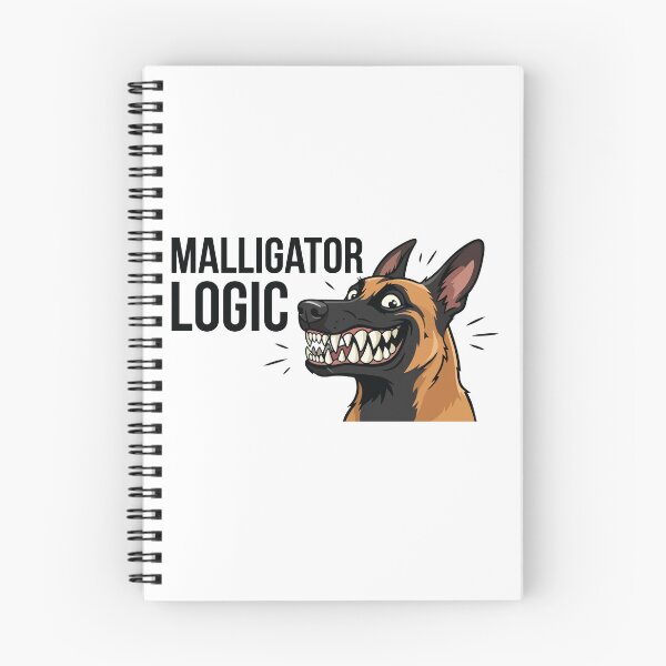 Item preview, Malligator Logic Funny Belgian Malinois Bite designed and sold by Petzzz.