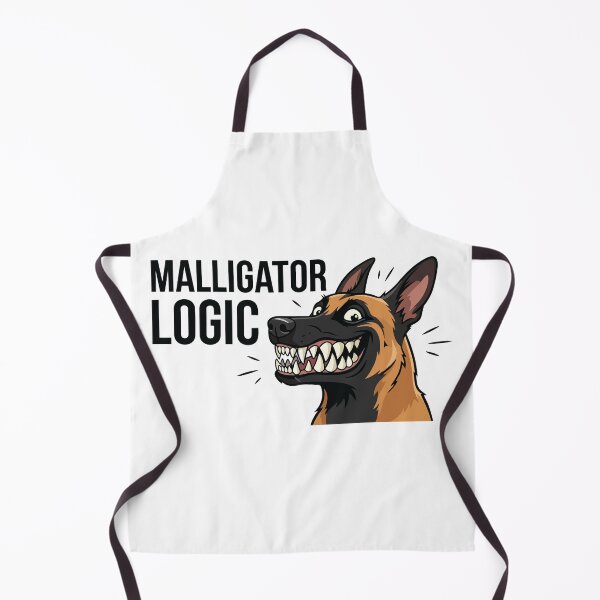 Item preview, Malligator Logic Funny Belgian Malinois Bite designed and sold by Petzzz.