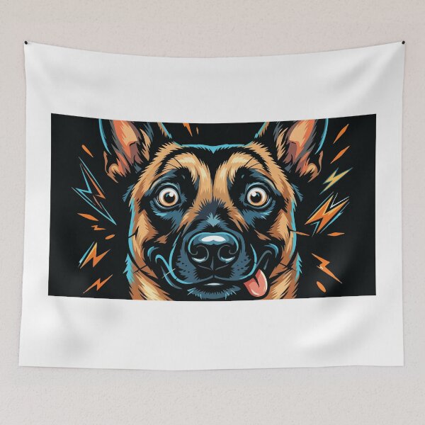 Item preview, Belgian Malinois No Off Switch Chaos Energy designed and sold by Petzzz.