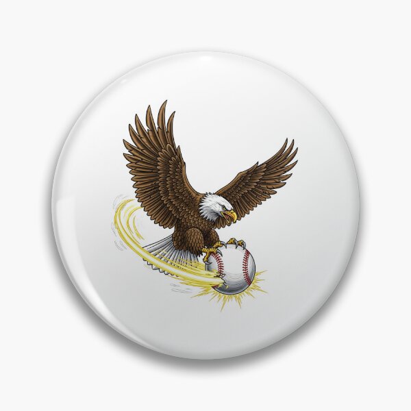 Item preview, Bald Eagle Catching Baseball   Wildlife   designed and sold by TeeARTHY.