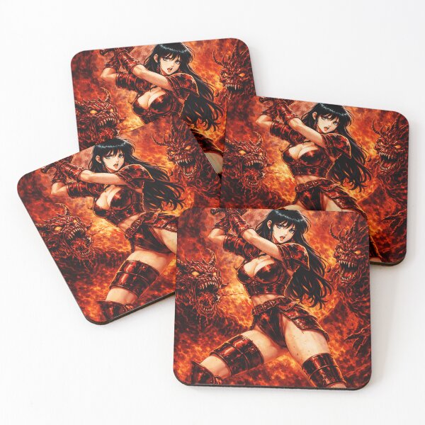Item preview, Demon Slayer Warrior In Flames designed and sold by solioandcoo.